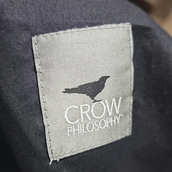 Crow Philosophy Italy Heather Gray Casual Pants Size Large New - Picture 10 of 12